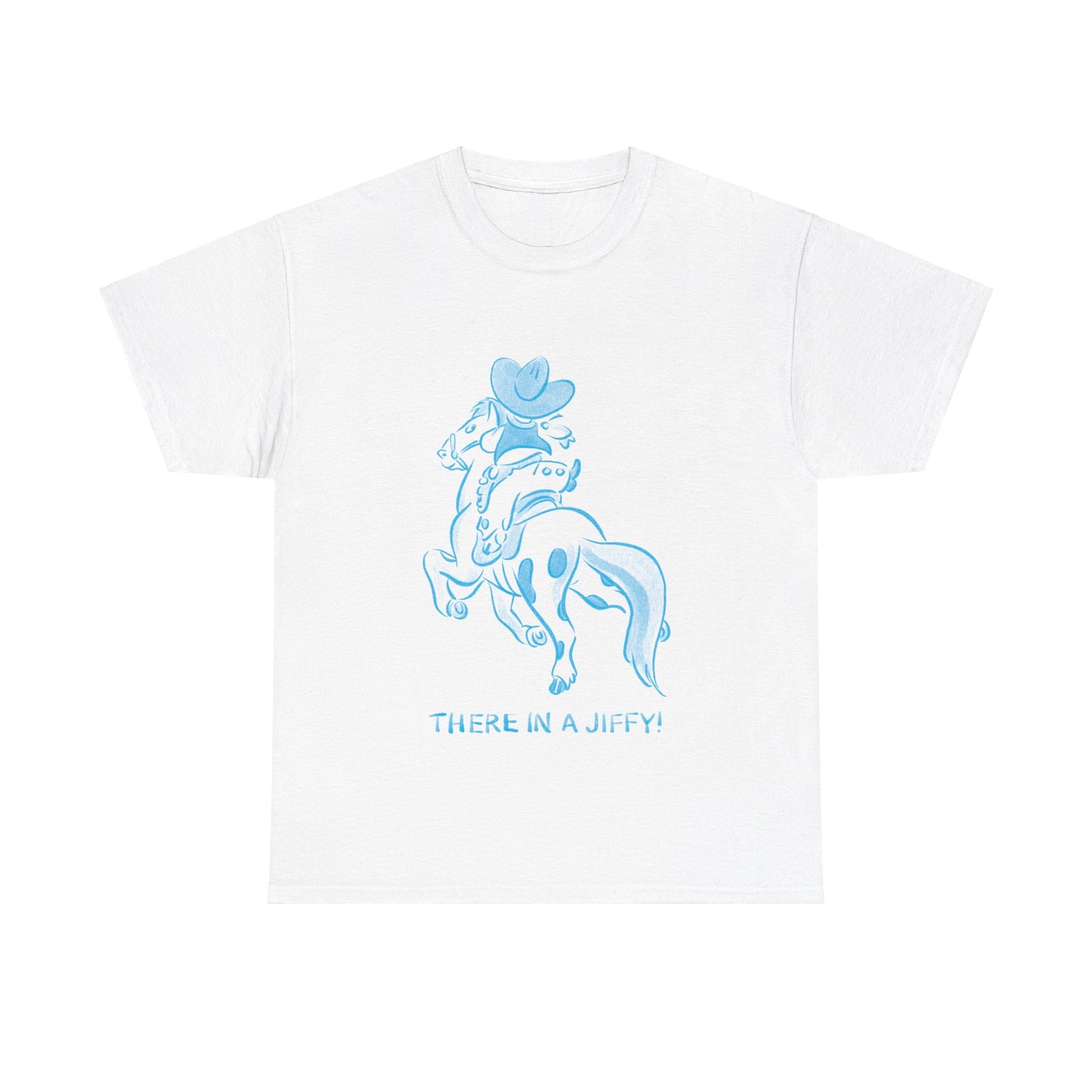 BLUE WILD WEST T SHIRT