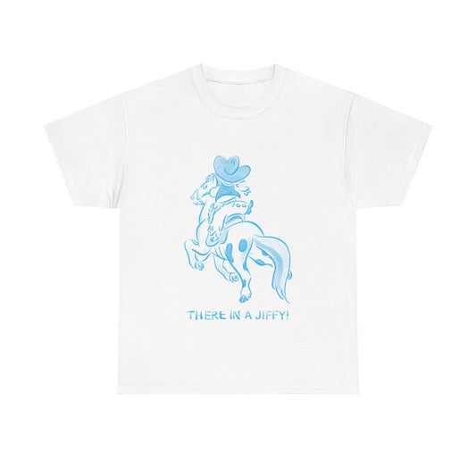 BLUE WILD WEST T SHIRT