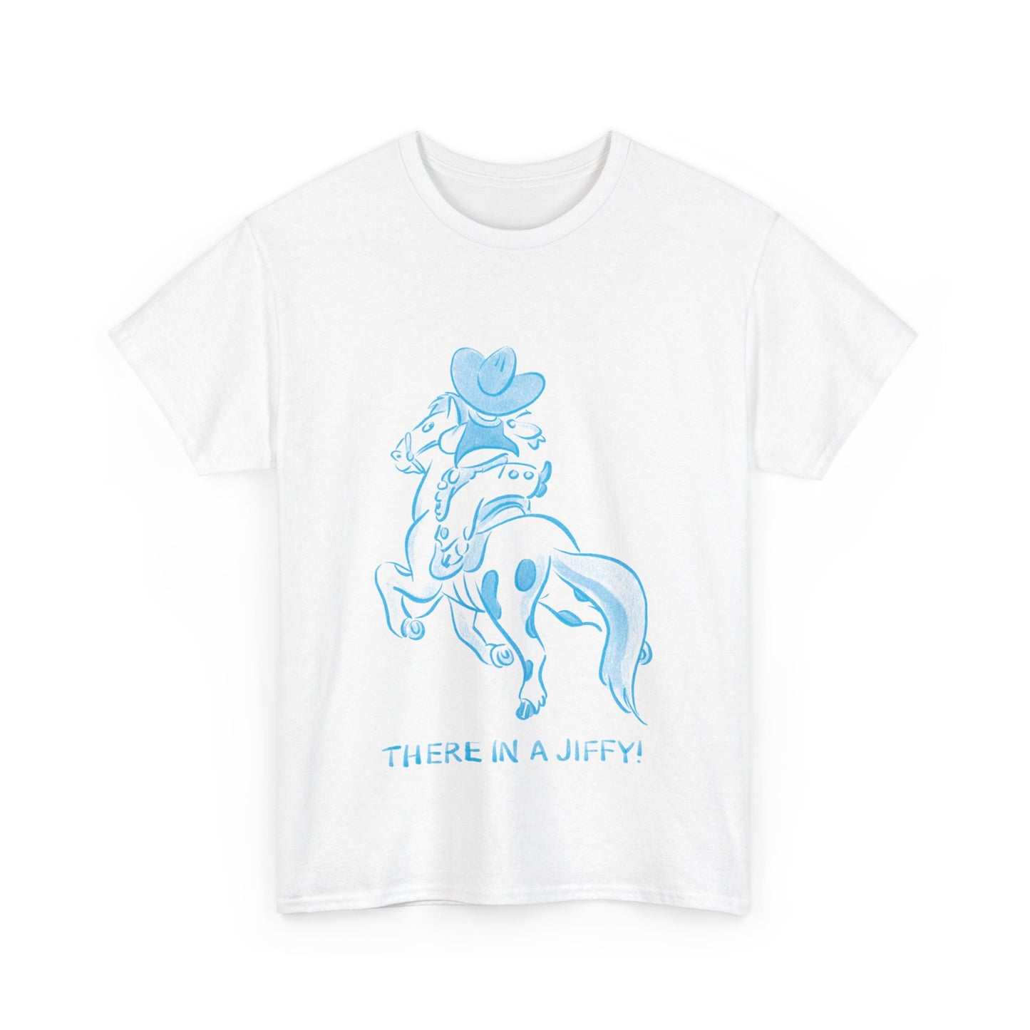 BLUE WILD WEST T SHIRT