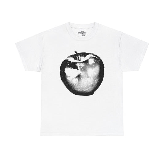 WHITE APPLE CORE T SHIRT